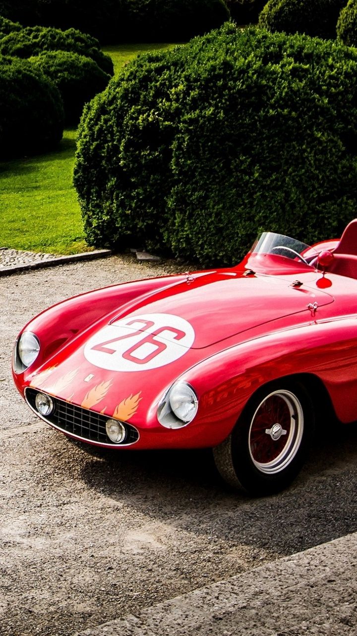 Classic, convertible, Ferrari 500 Mondial, 720x1280 wallpaper. Ferrari, Convertible, Classic