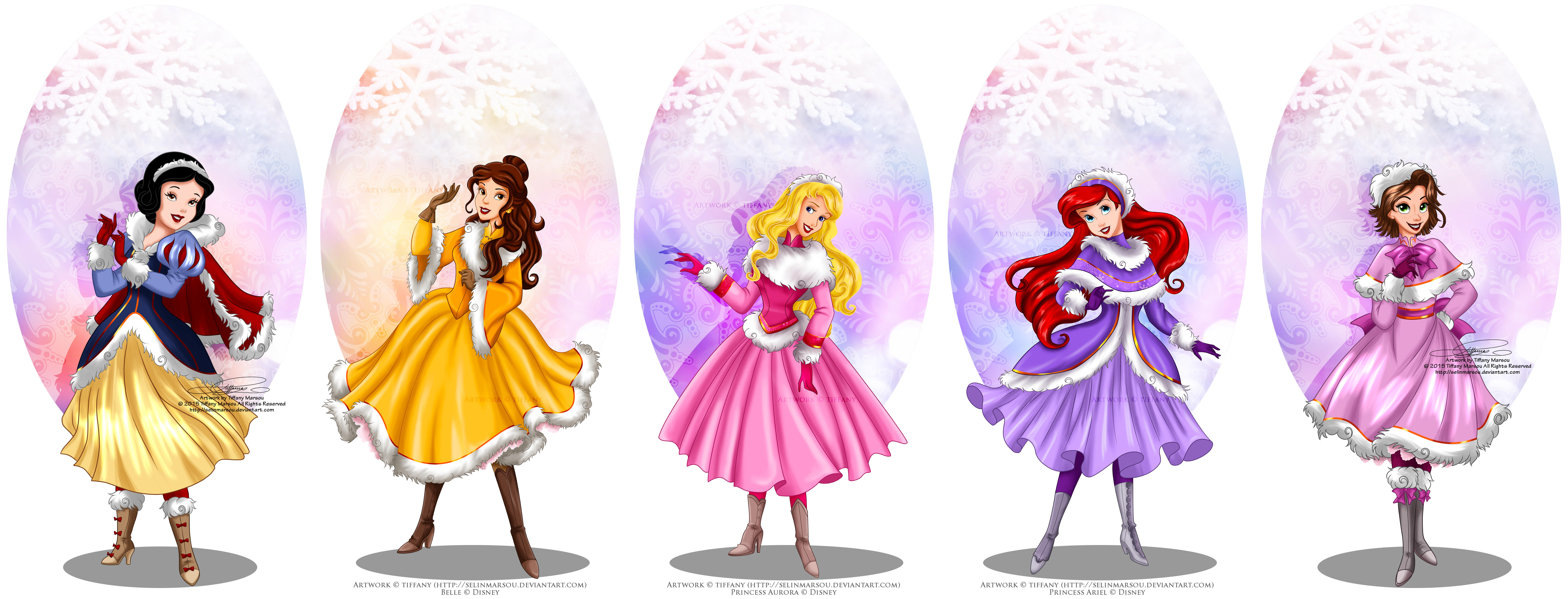 Disney Winter Princesses