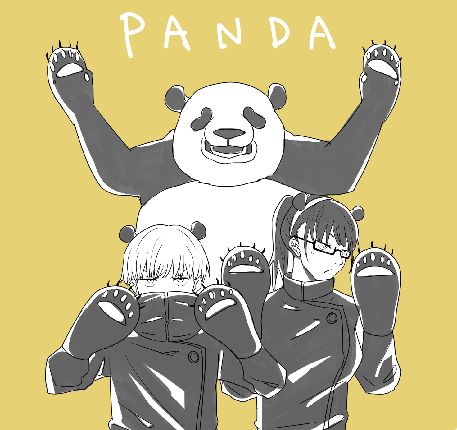 Panda Jujutsu Kaisen Wallpapers Wallpaper Cave