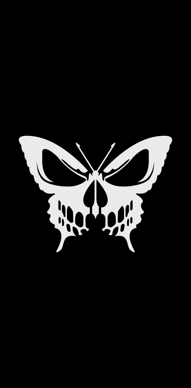 Skull Butterfly wallpaper