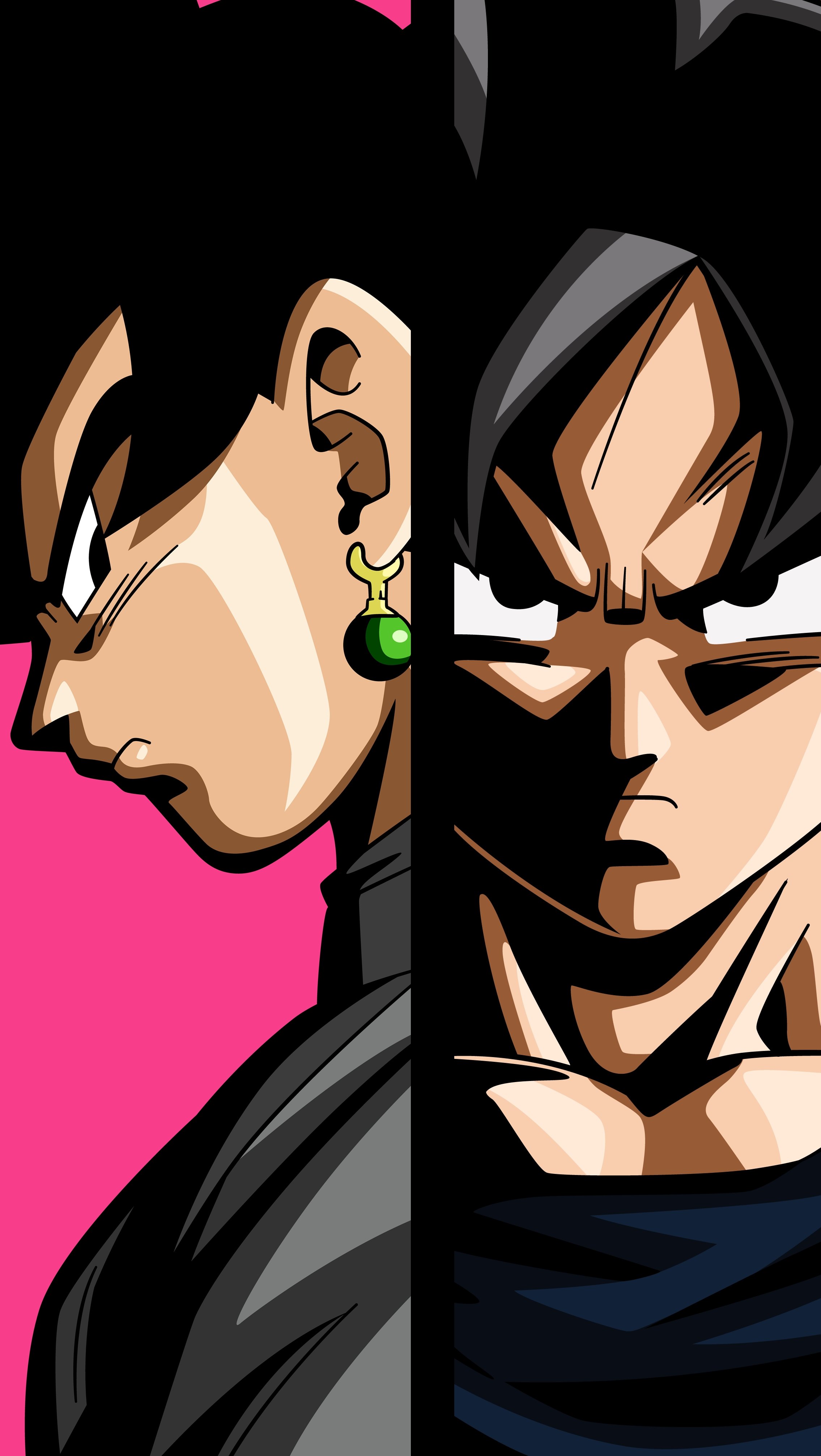 Dragon Ball Super, Mai, Black Goku, Goku, Zamasu and Future Trunks Saga Anime Wallpaper