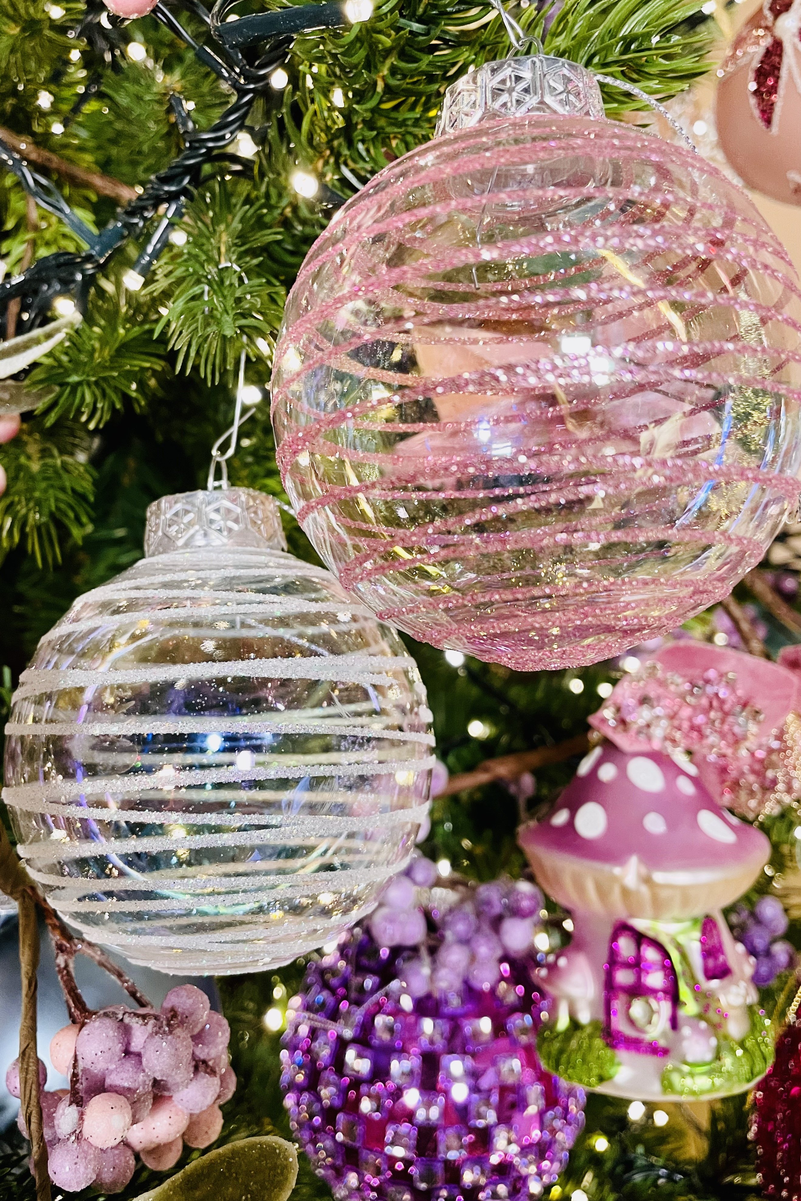 Iridescent Shatterproof Ornaments