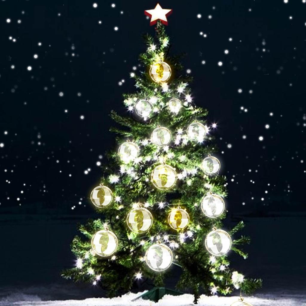 Buy 4 6 8 12pcs Glass Hanging Ball Christmas Tree Drop Ornaments Iridescent Ball Bauble Home Decor Xmas Pendant Wedding DIY Party Event Memory Ball At Affordable Prices