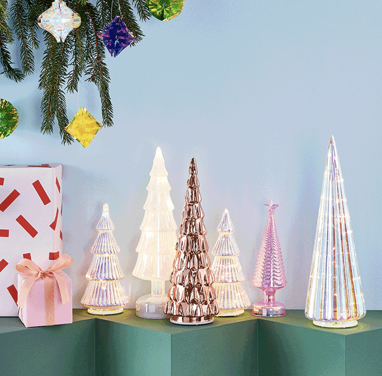 The Best Iridescent Holiday Decor Holiday Decor Trend