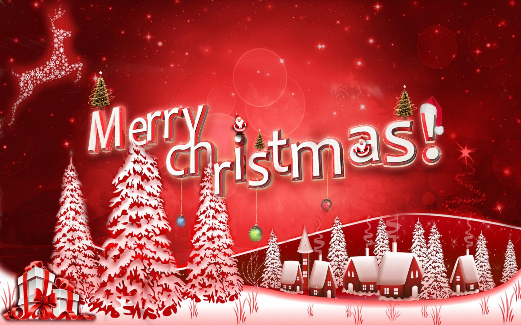 Merry Christmas Desktop HD Wallpaper For Tablet Mobile Phones And Pc 2560x1600, Wallpaper13.com