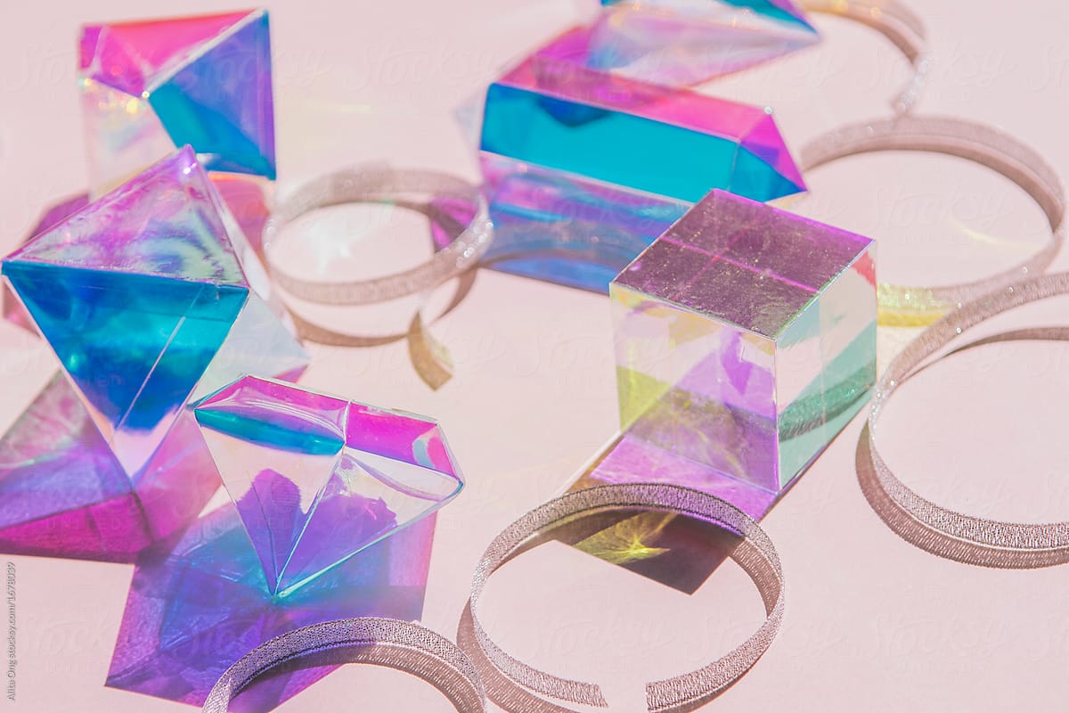 Iridescent Christmas Ornaments