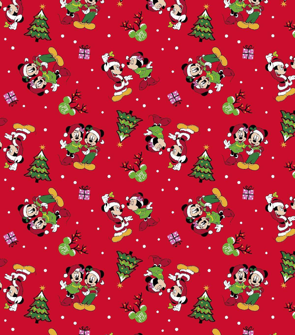 Christmas Minnie And Mickey Wallpaper