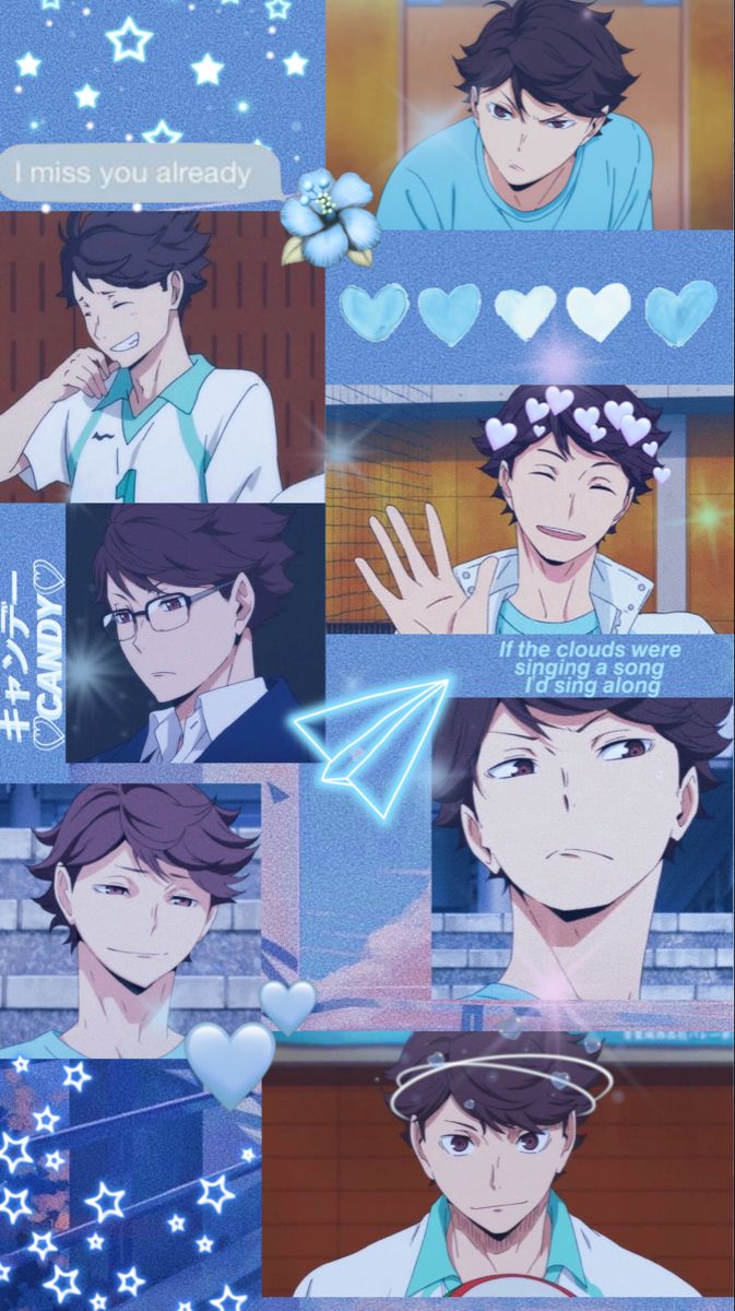 oikawa wallpaper ༄ ‧₊˚. Haikyuu anime, Anime, Cute anime wallpaper