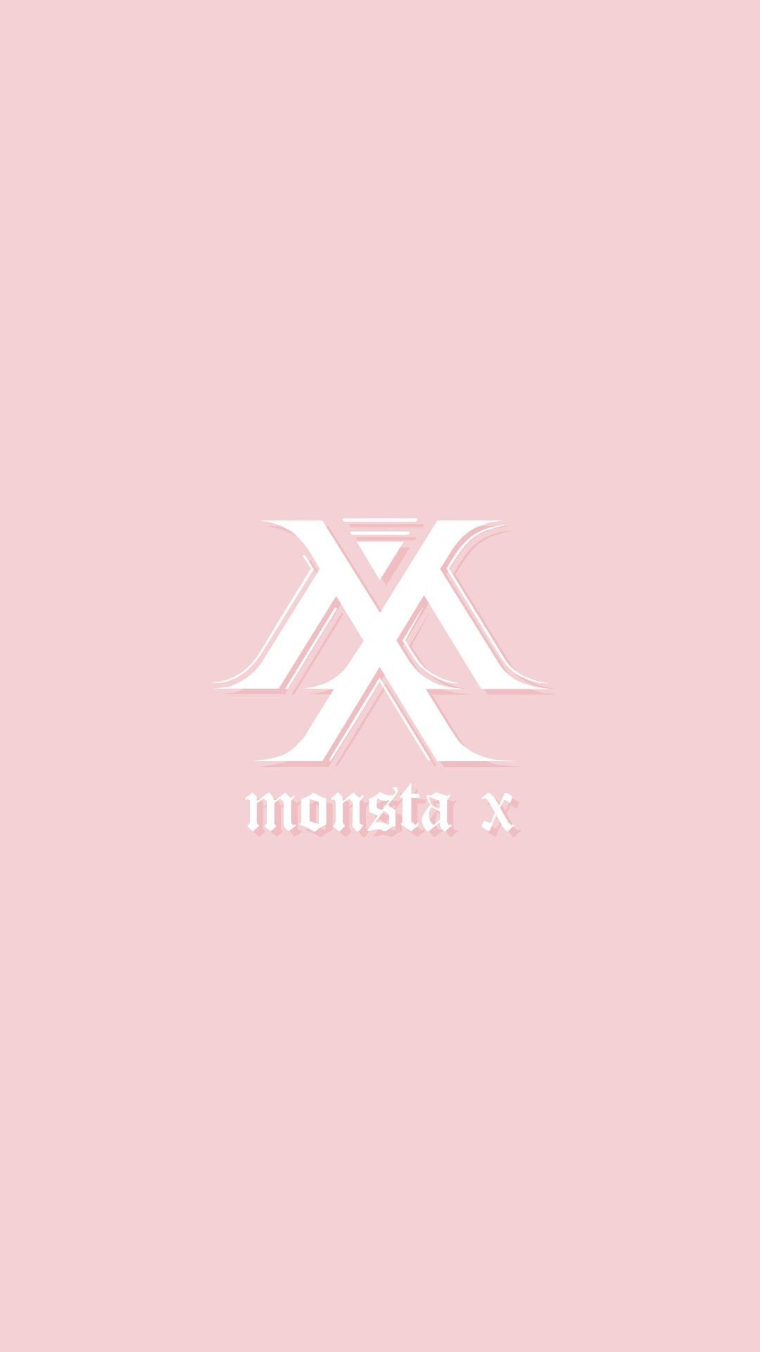 Image result for monsta x logo wallpaper. Monsta x, Wallpaper, Pink wallpaper iphone
