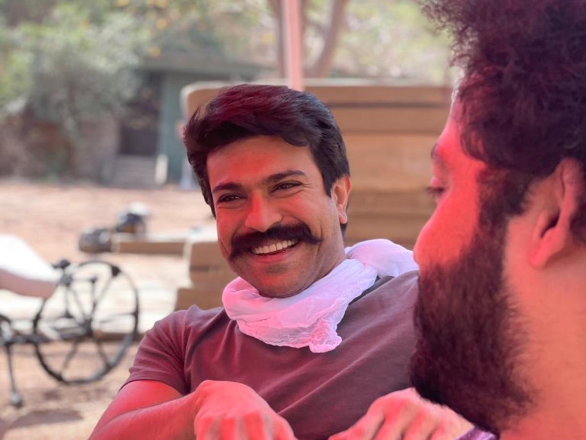 RRR: Ram Charan and Jr NTR's THIS unseen candid photo from the sets defines true friendship