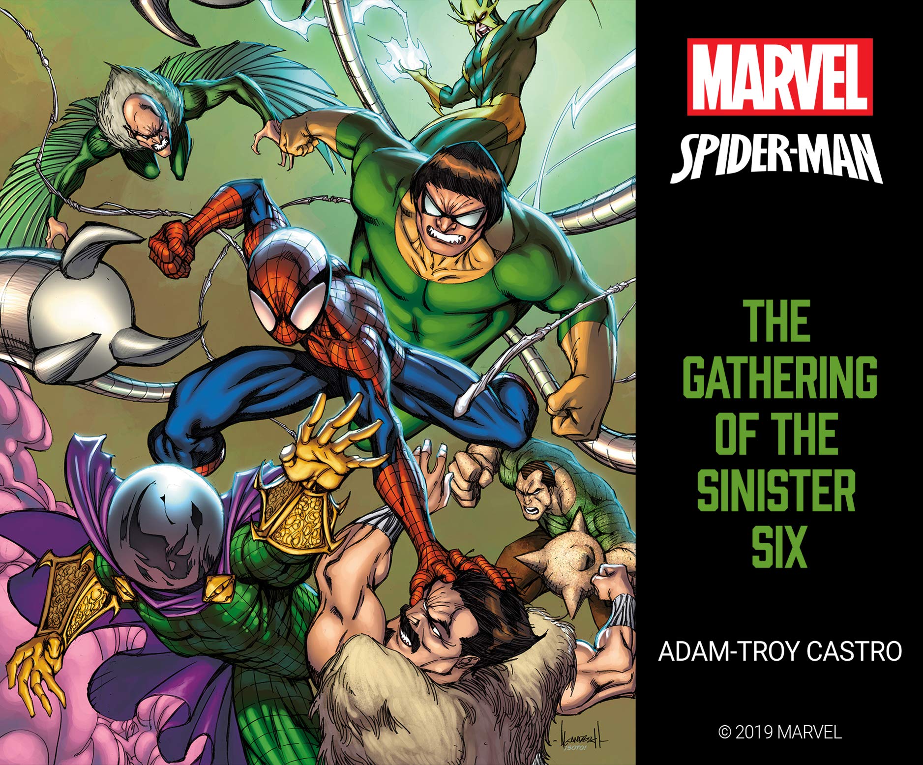 Spider Man: The Gathering Of The Sinister Six: Castro, Adam Troy, Paige, Tim: 9781974978717: Books