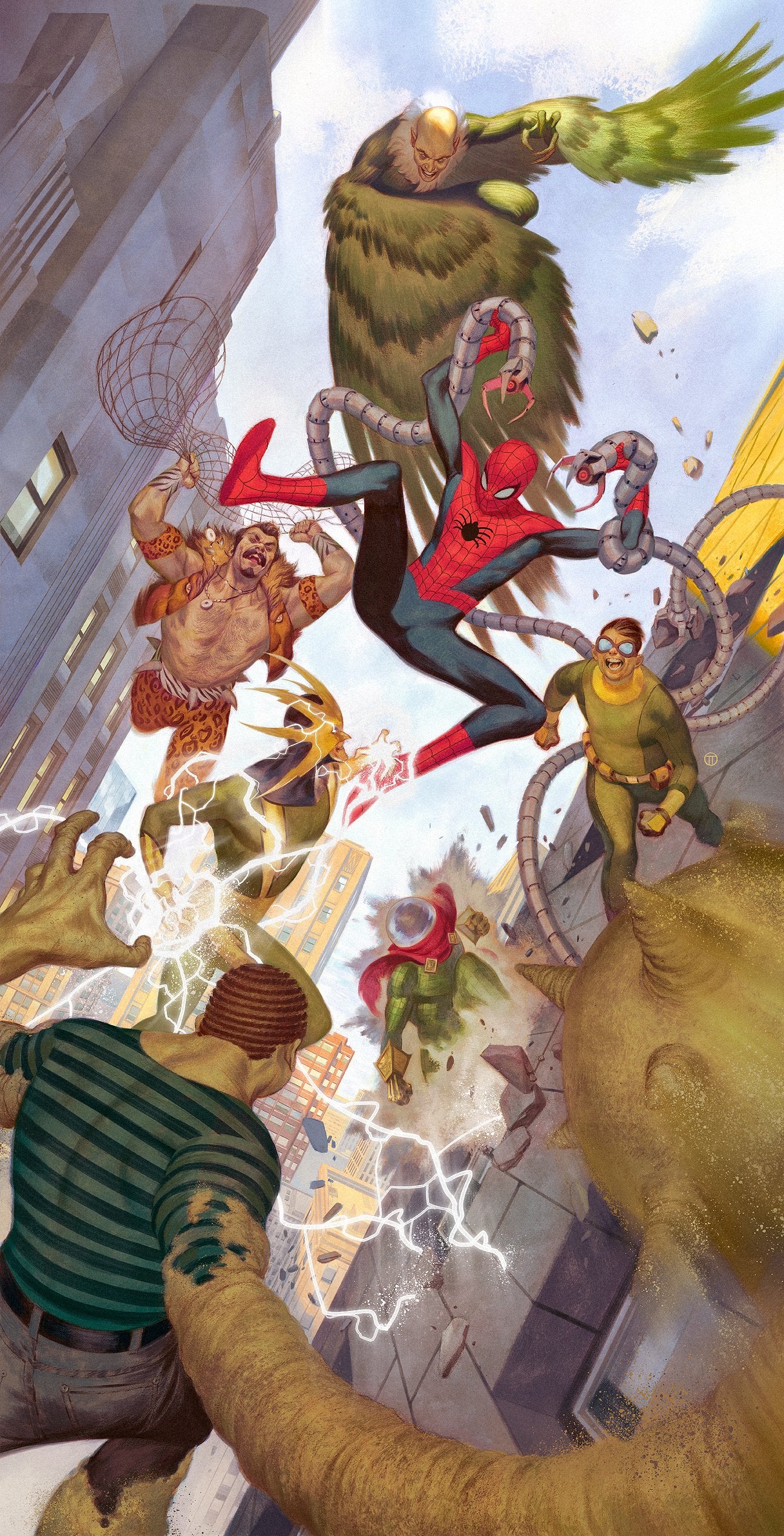 Spider Man Vs The Sinister Six By Julian Totino Todesco