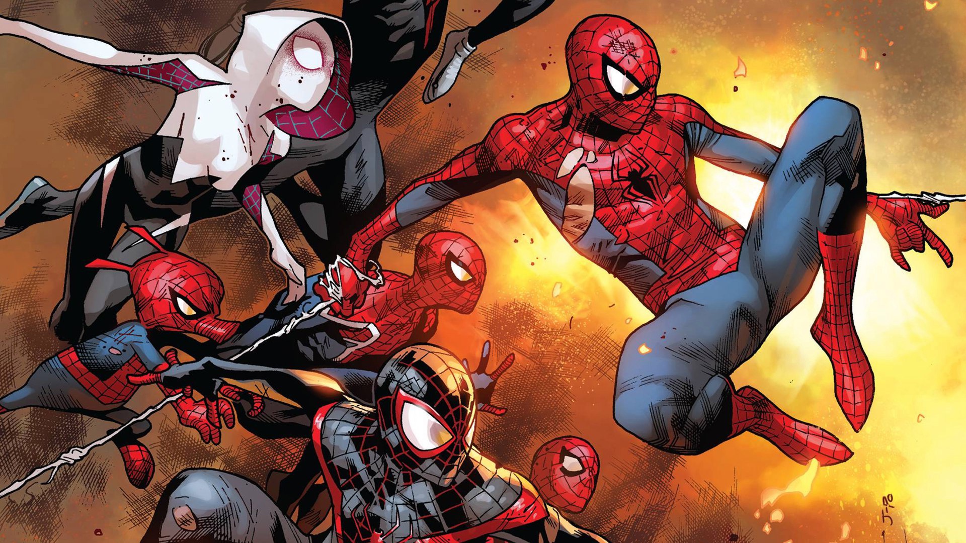 Spider Man Comic Heroes HD Wallpaper