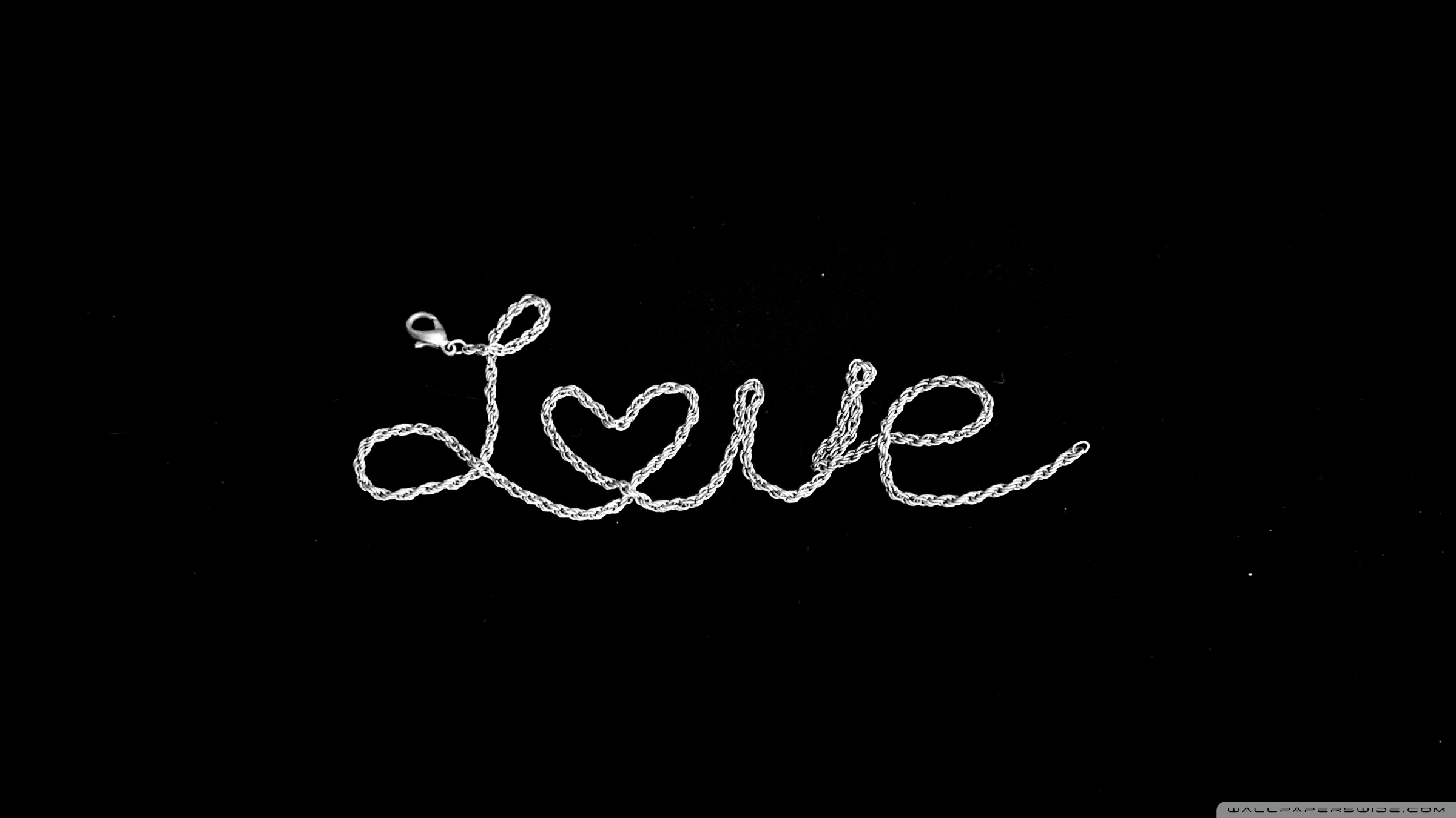 Love is the New Black Ultra HD Desktop Background Wallpaper for 4K UHD TV, Multi Display, Dual Monitor, Tablet