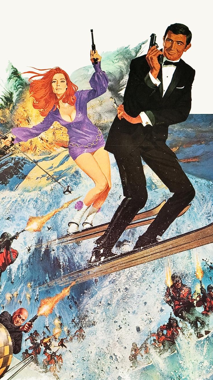 On Her Majesty's Secret Service (1969) Phone Wallpaper. Moviemania. James bond movie posters, James bond movies, James bond books