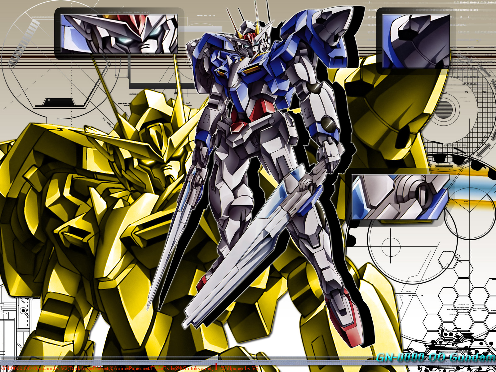 Mobile Suit Gundam 00 Wallpaper: GN 0000 OO Gundam
