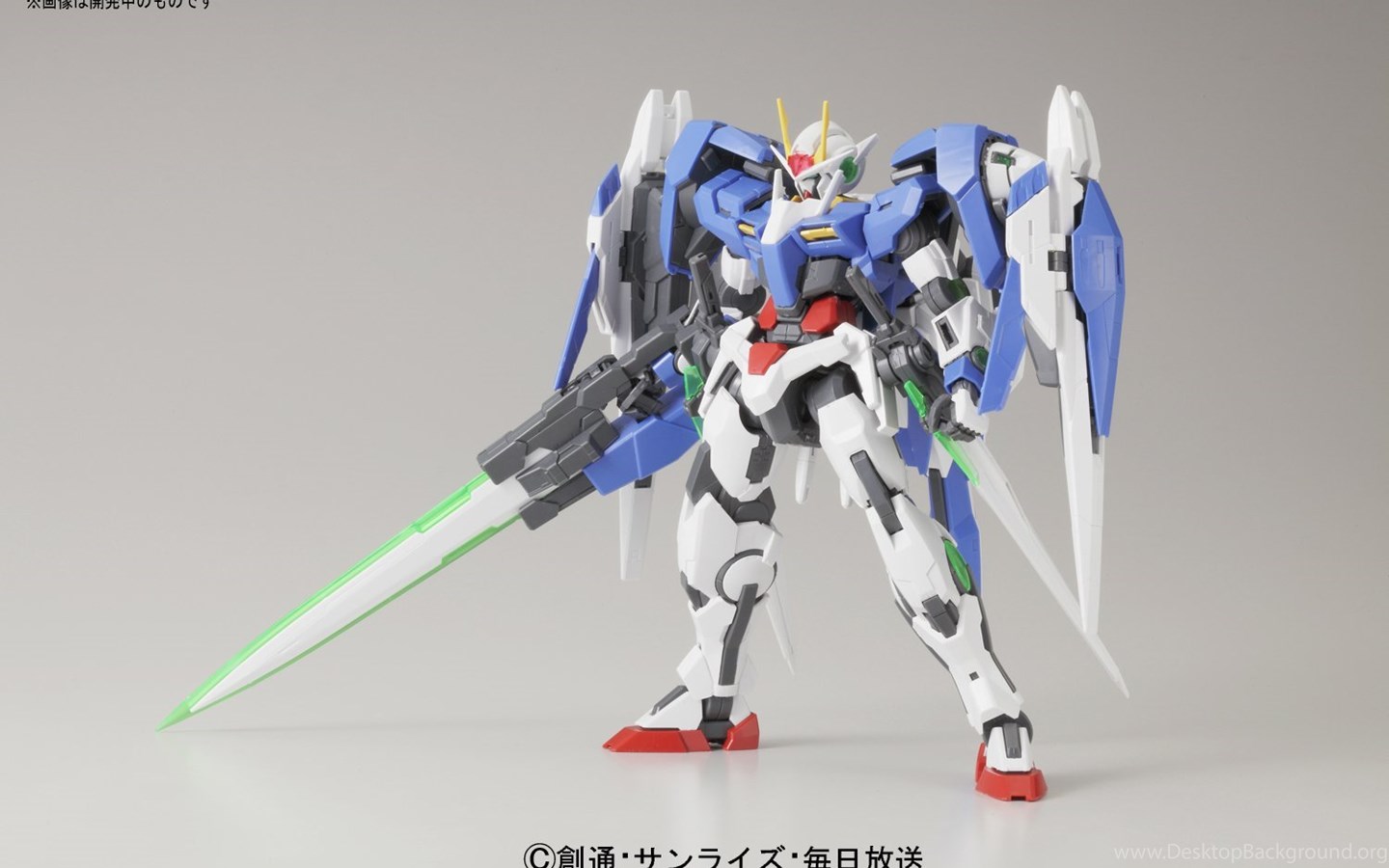 MG 1 100 GN 0000＋GNR 010 Gundam 00 Raiser, New WALLPAPER Size. Desktop Background