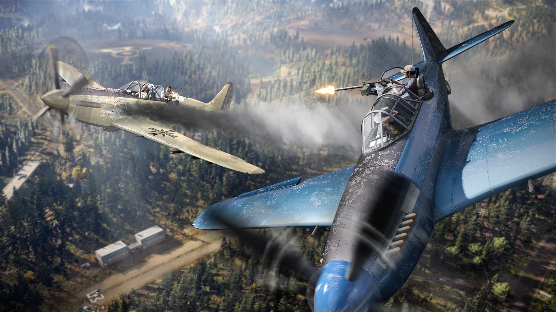 Far Cry 5 Biplane Aerial Battle HD