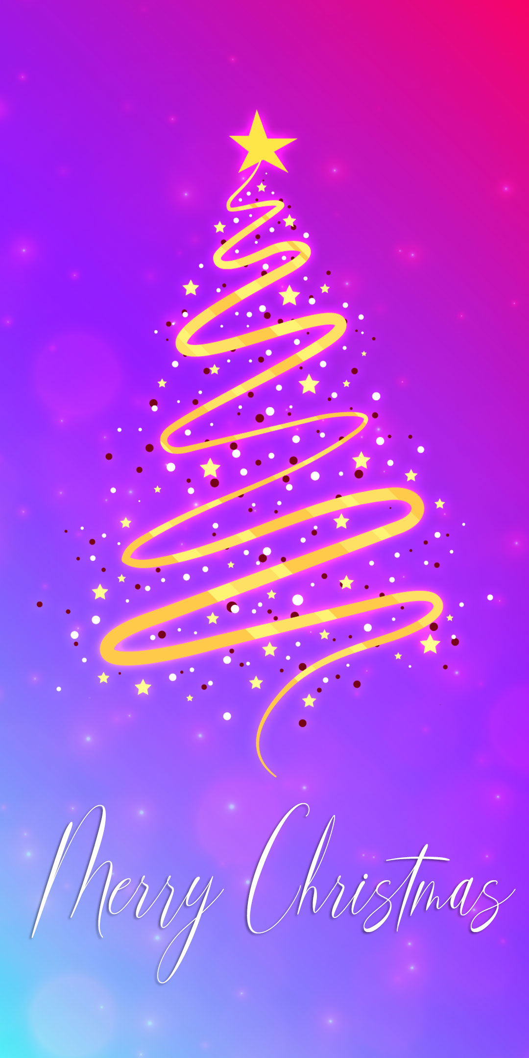 Abstract Tree iphone Christmas Wallpaper