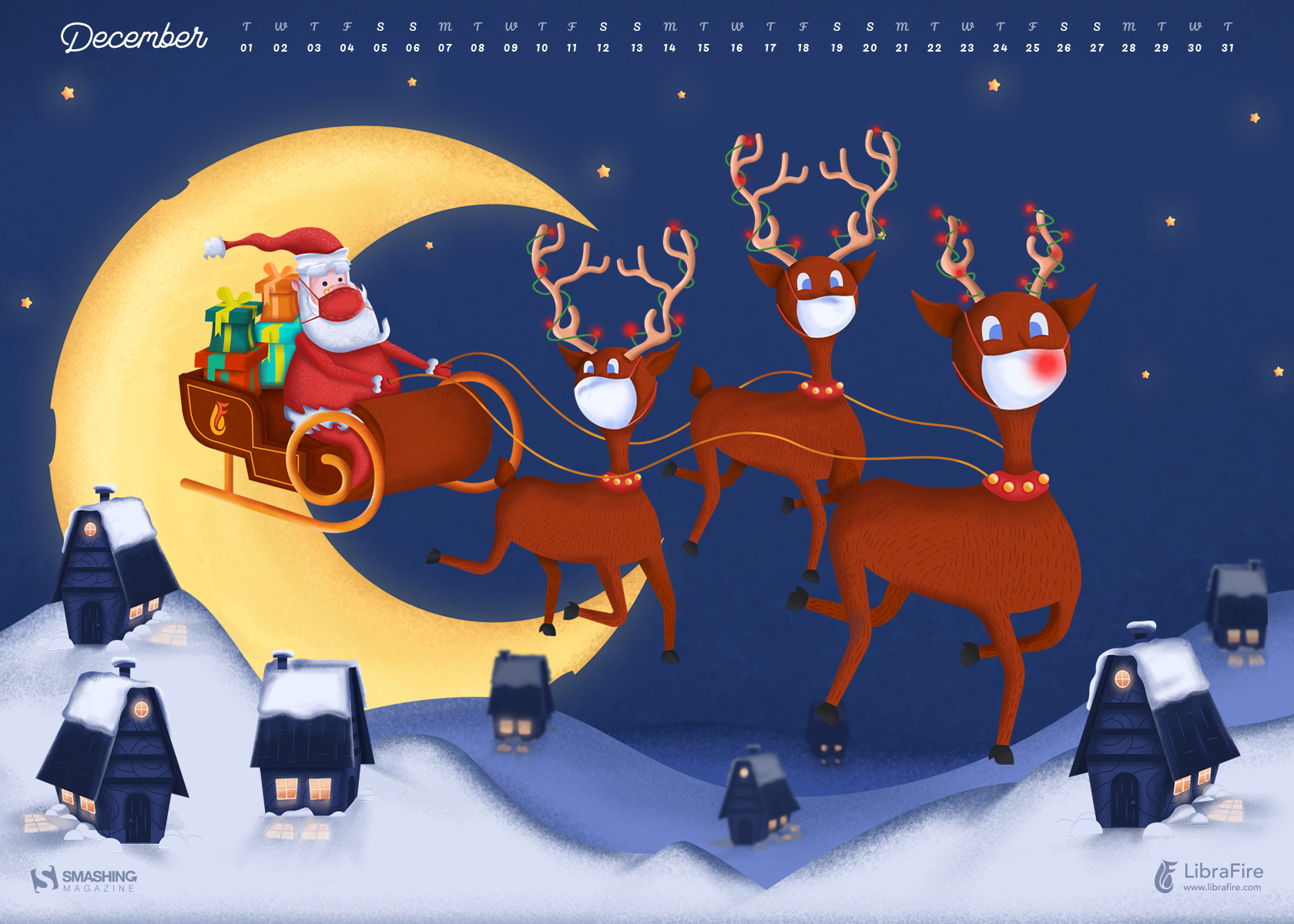 Dreaming Of A Magical December (2020 Wallpaper Edition)