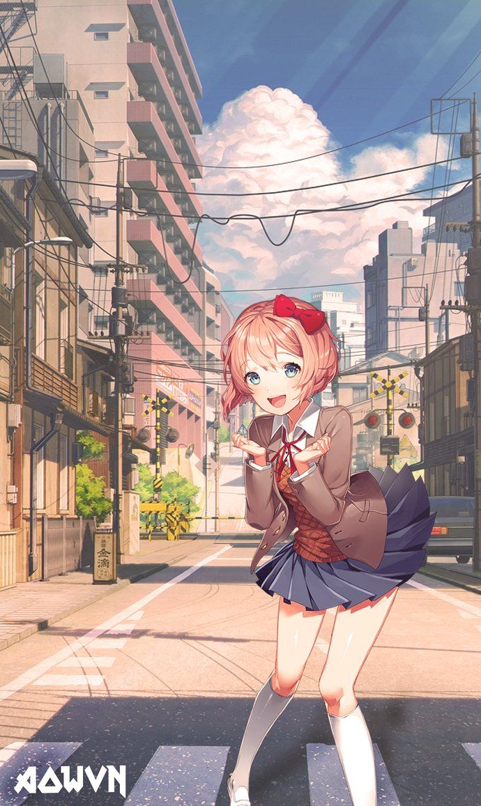 Sayori Doki Literature Club. AowVN. Literature club, Literature, Anime