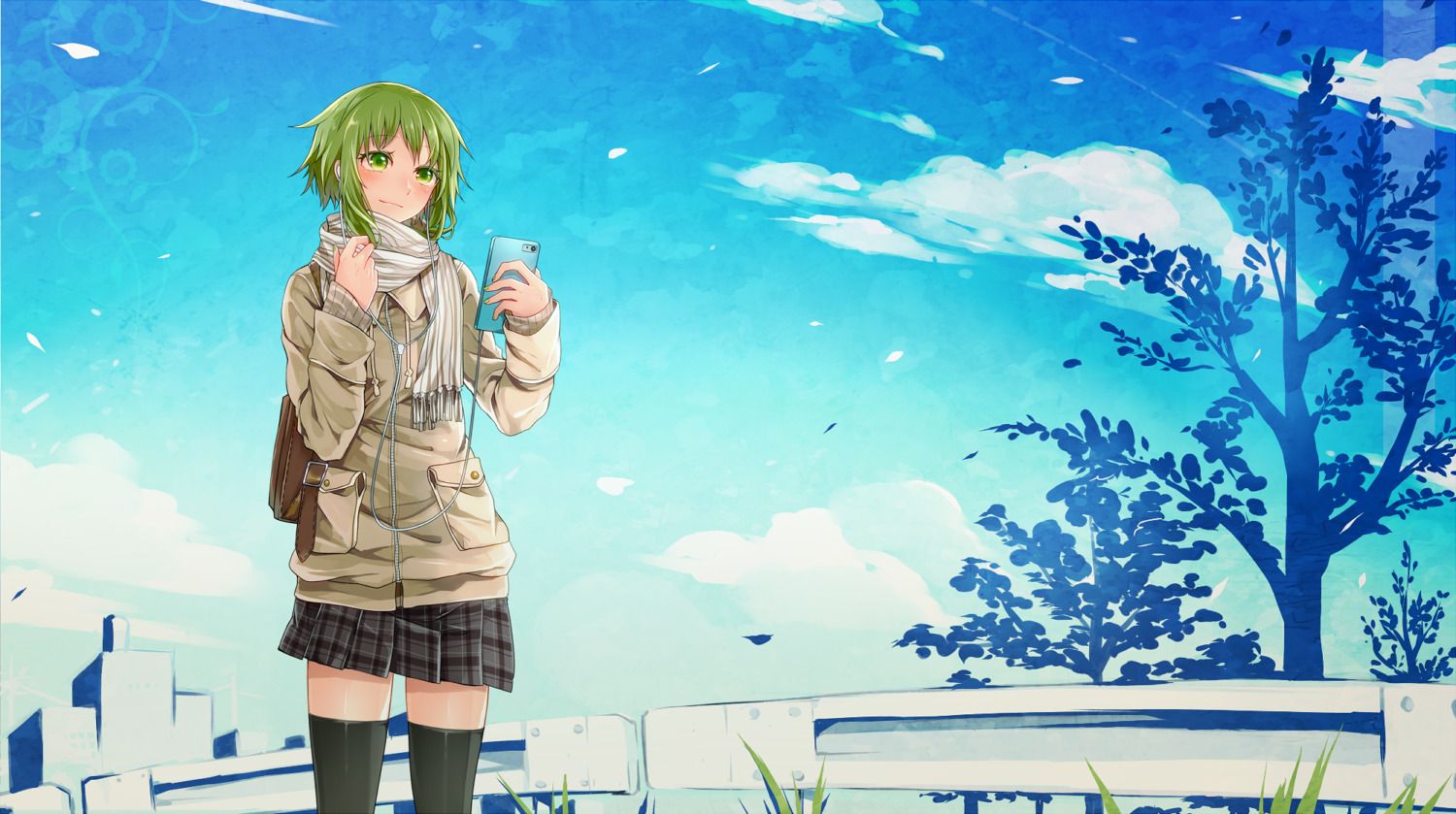 Anime Short Green Hair