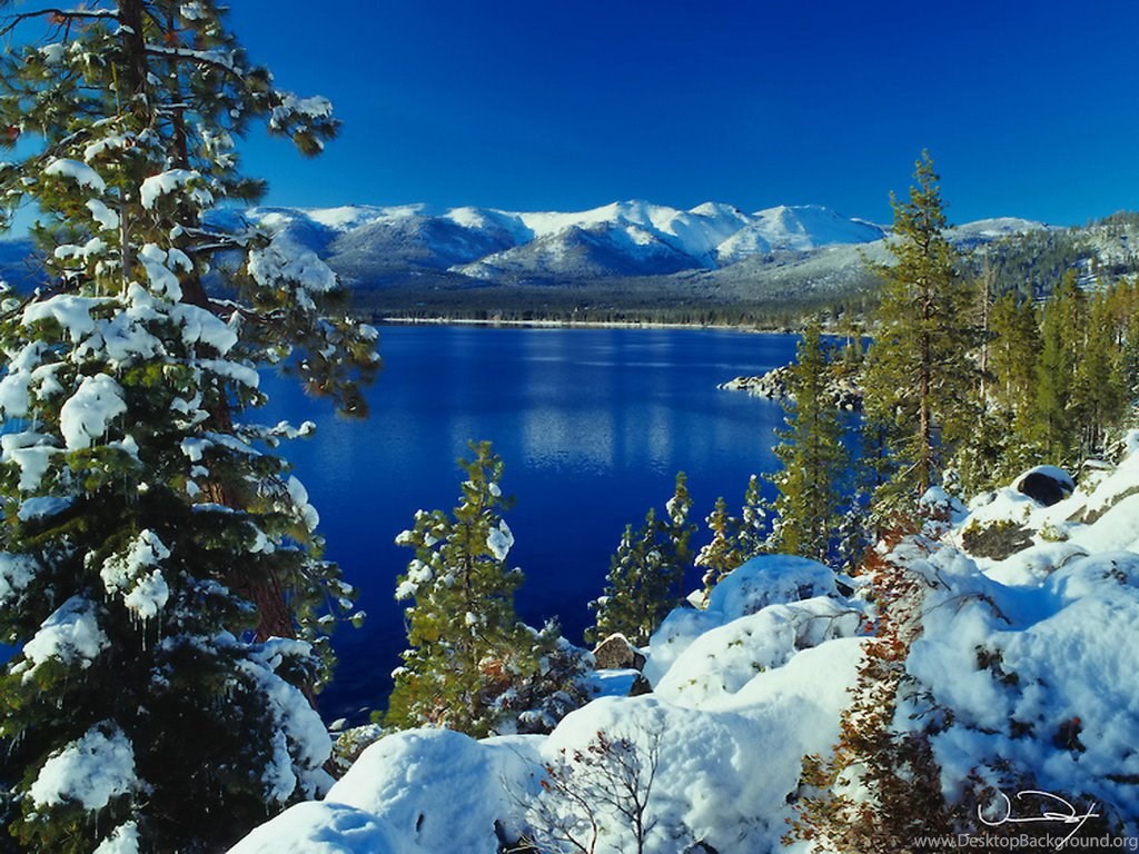 Lake Tahoe Winter Wallpaper. Desktop Background