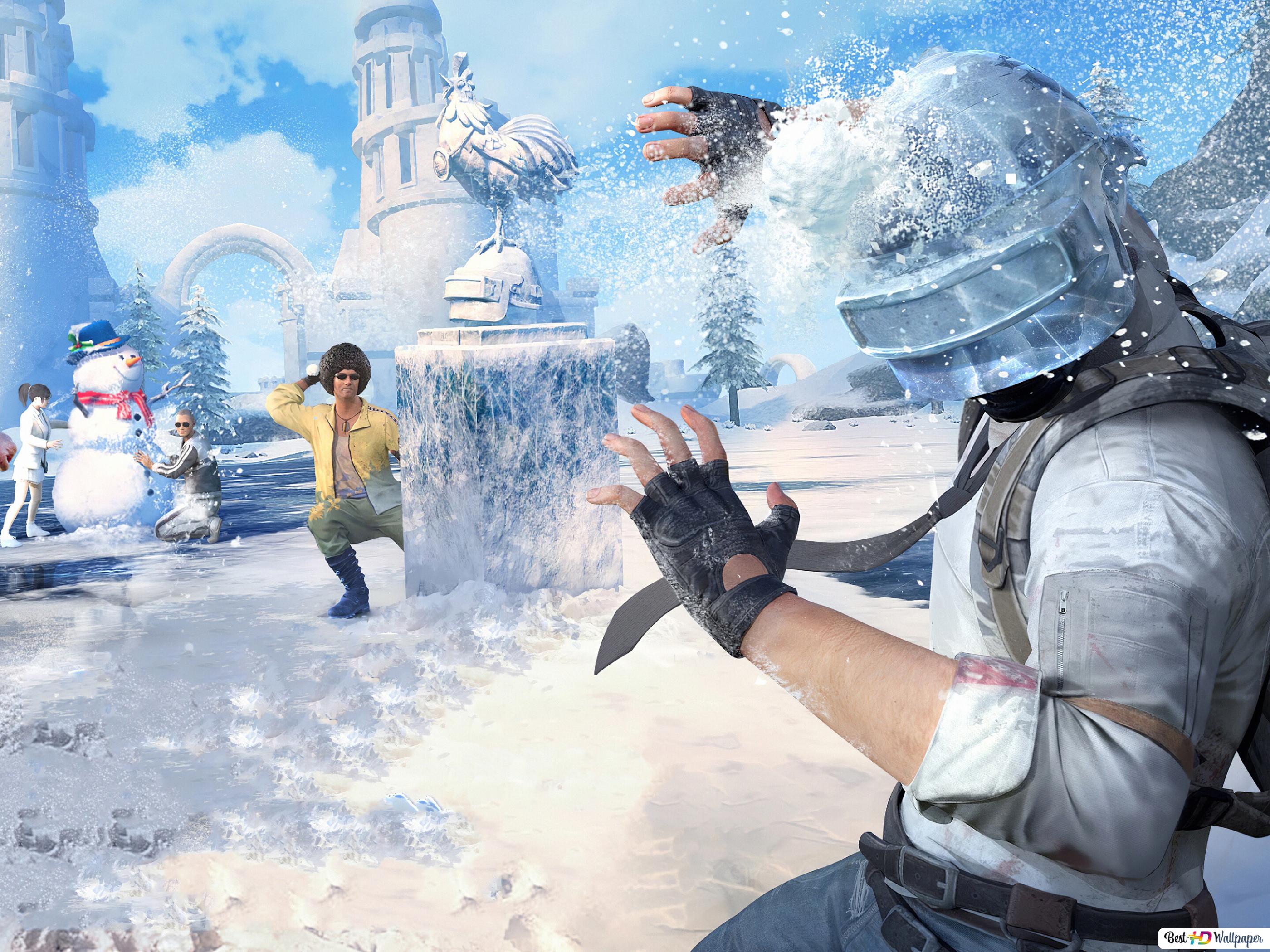 PlayerUnknown's Battlegrounds (PUBG Mobile) Festival (Snowball Fight) HD wallpaper download