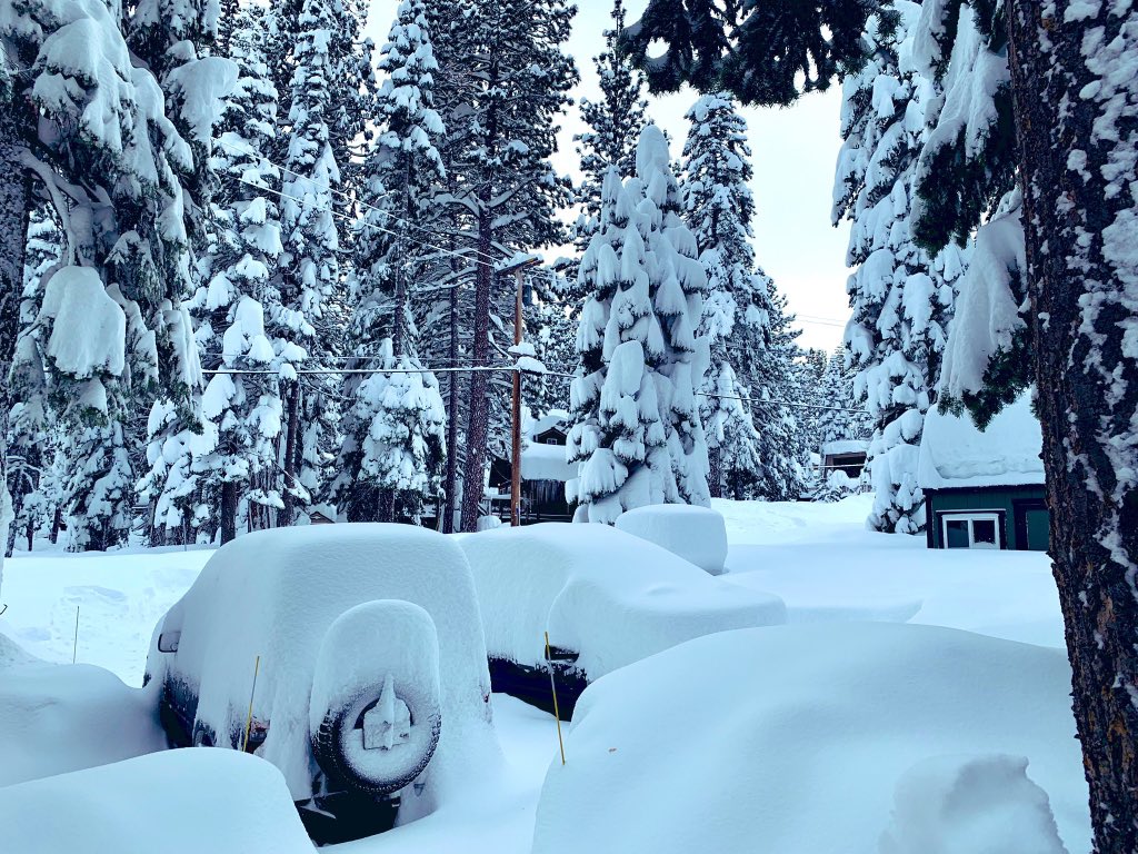PHOTOS: Weekend Storm Brings Several Feet of Fresh Snow to Lake Tahoe