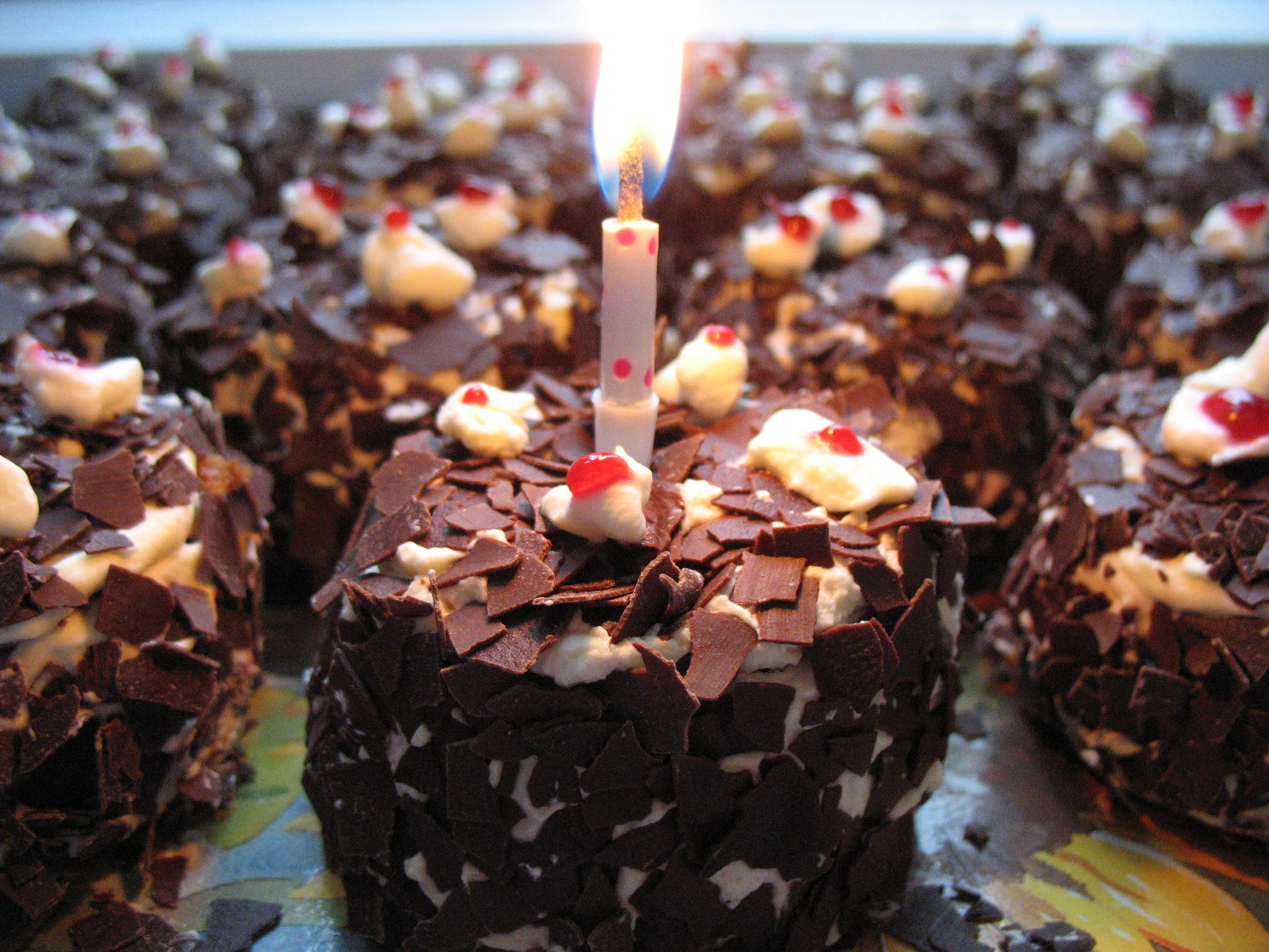 Black Forest Cake desktop PC and Mac wallpaper