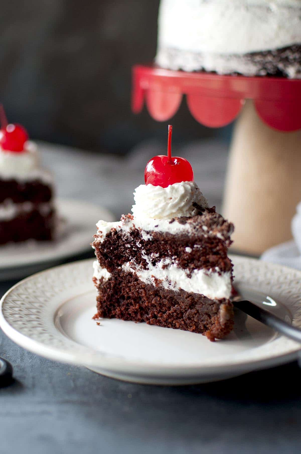 Eggless Black Forest Cake Recipe. Cook's Hideout