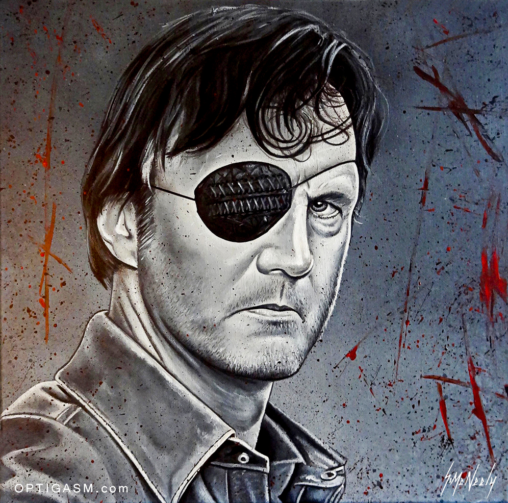 The Governor Painting Walking Dead Fan Art