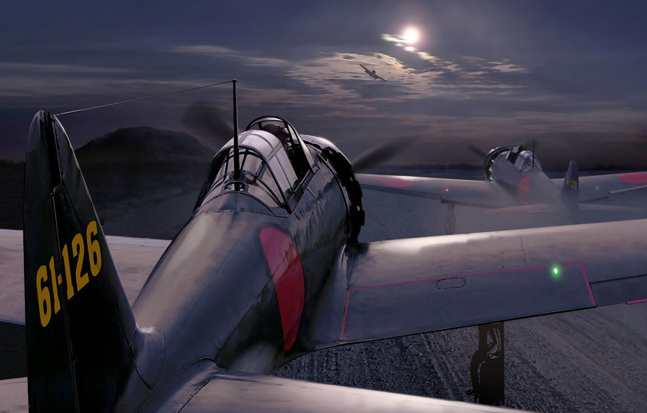 Wallpaper Japan, Travel, Metal, A6M5 Zero, The Navy of Imperial Japan, Fighter - for desktop, section авиация