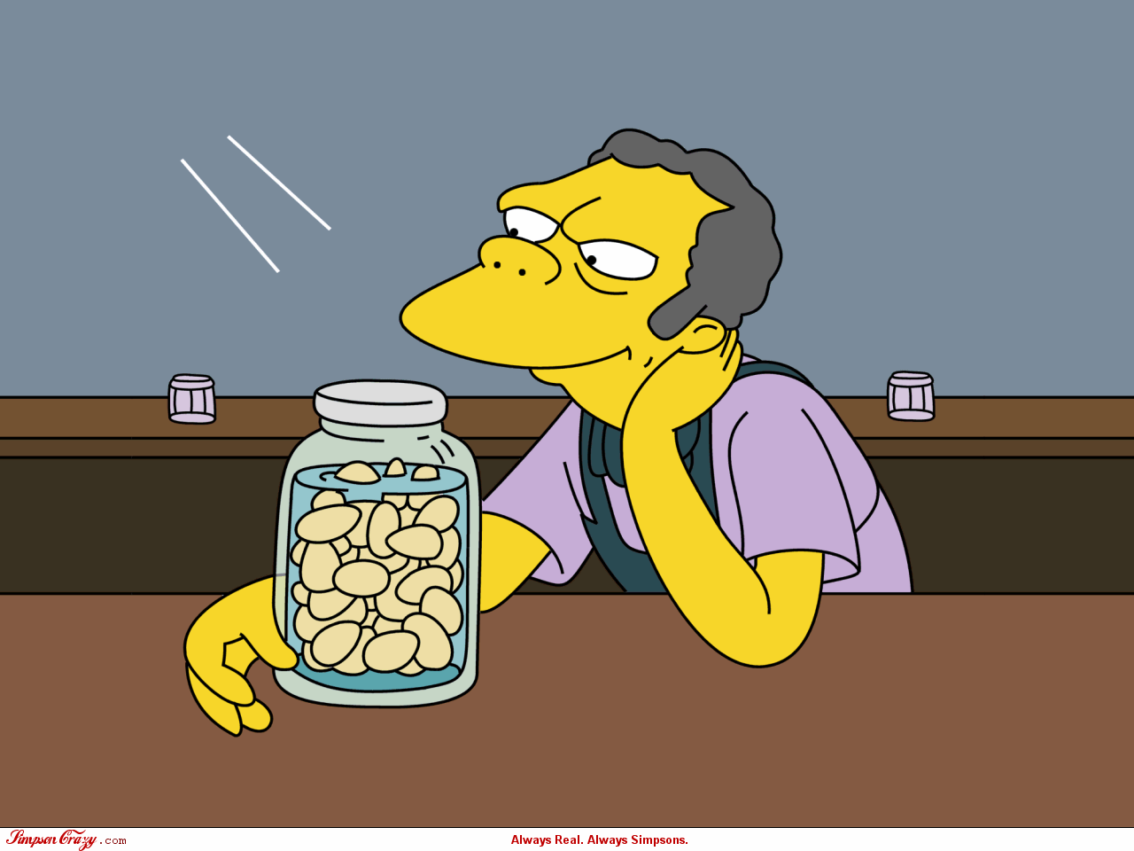 Moe Szyslak The Simpsons Wallpaper:1280x960