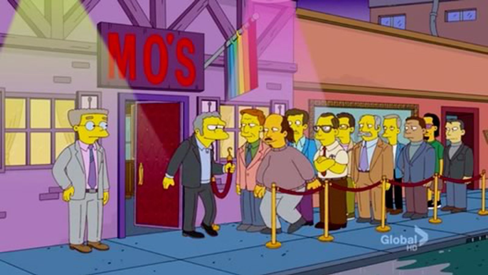 Moe's Tavern Gets a Big Gay Makeover on The Simpsons