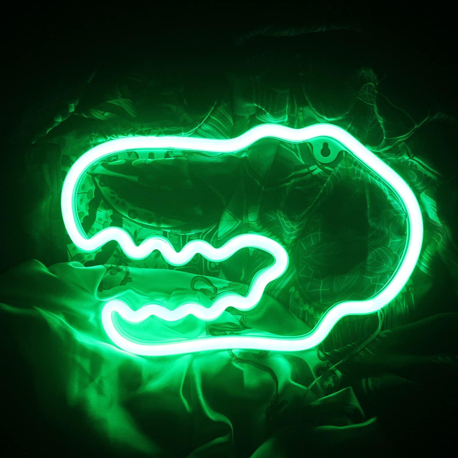 Buy Dinosaur Head Neon Signs Led Neon Light Green Indoor Decorative Glowing Night Light USB or Battery Operated for Home Party Festival Decoration Gift for Kids (Green) Online in Indonesia. B091KD6NPL