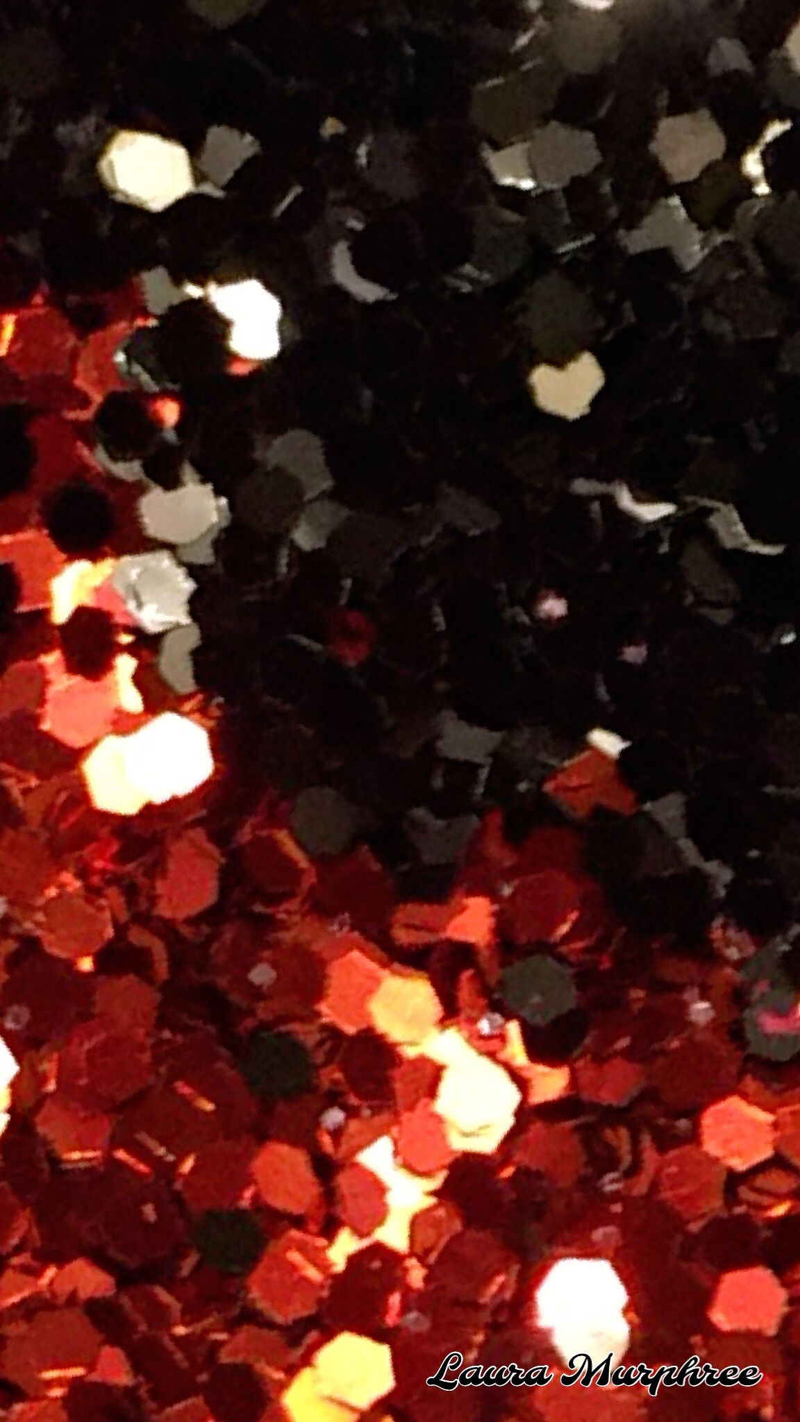 Red And Black Glitter Wallpaper