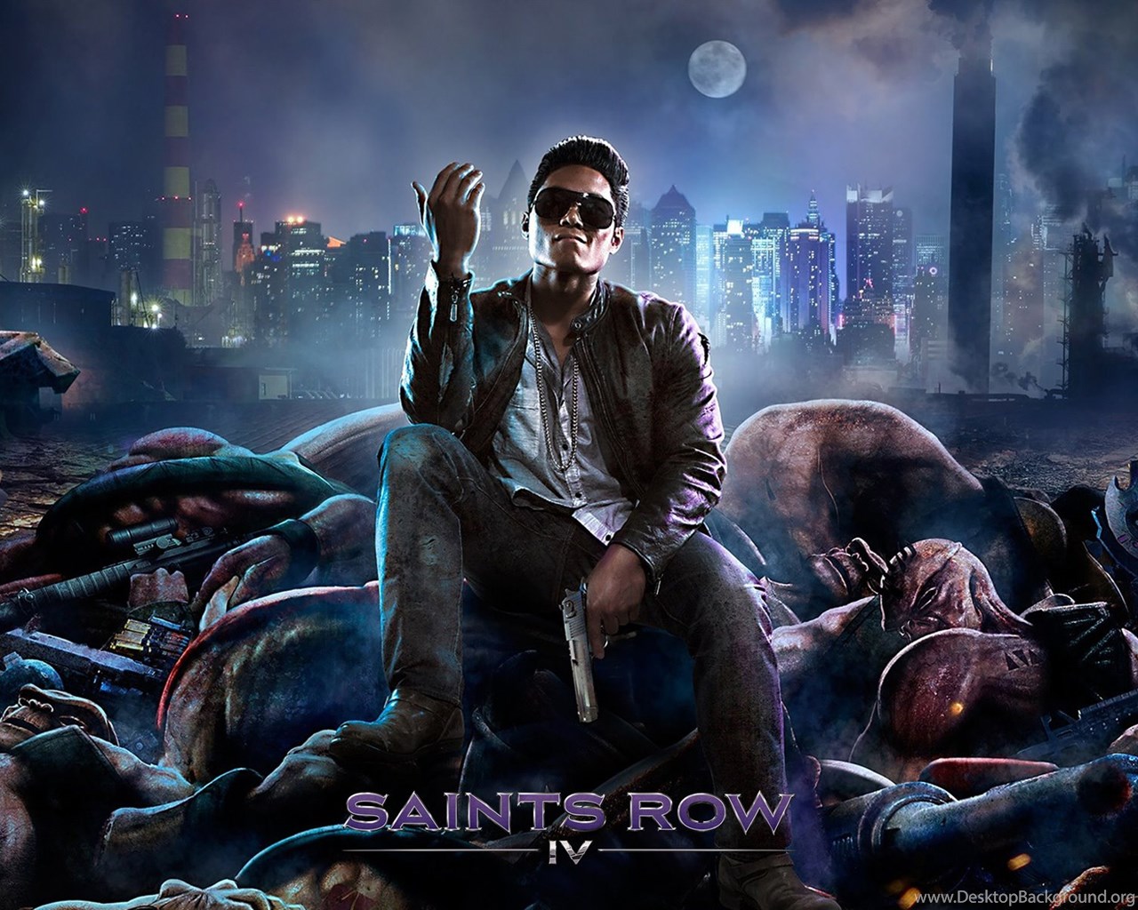 Saints Row 4 Johnny Gat Wallpaper Desktop Background
