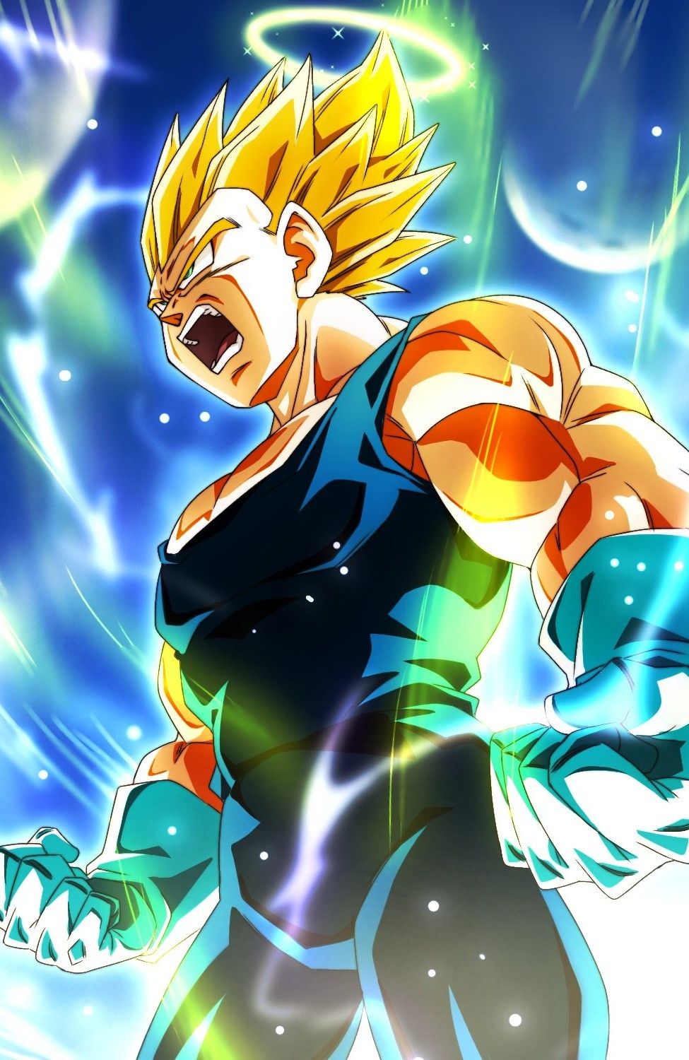 DRAGON BALL Z WALLPAPERS vegeta super saiyan 2