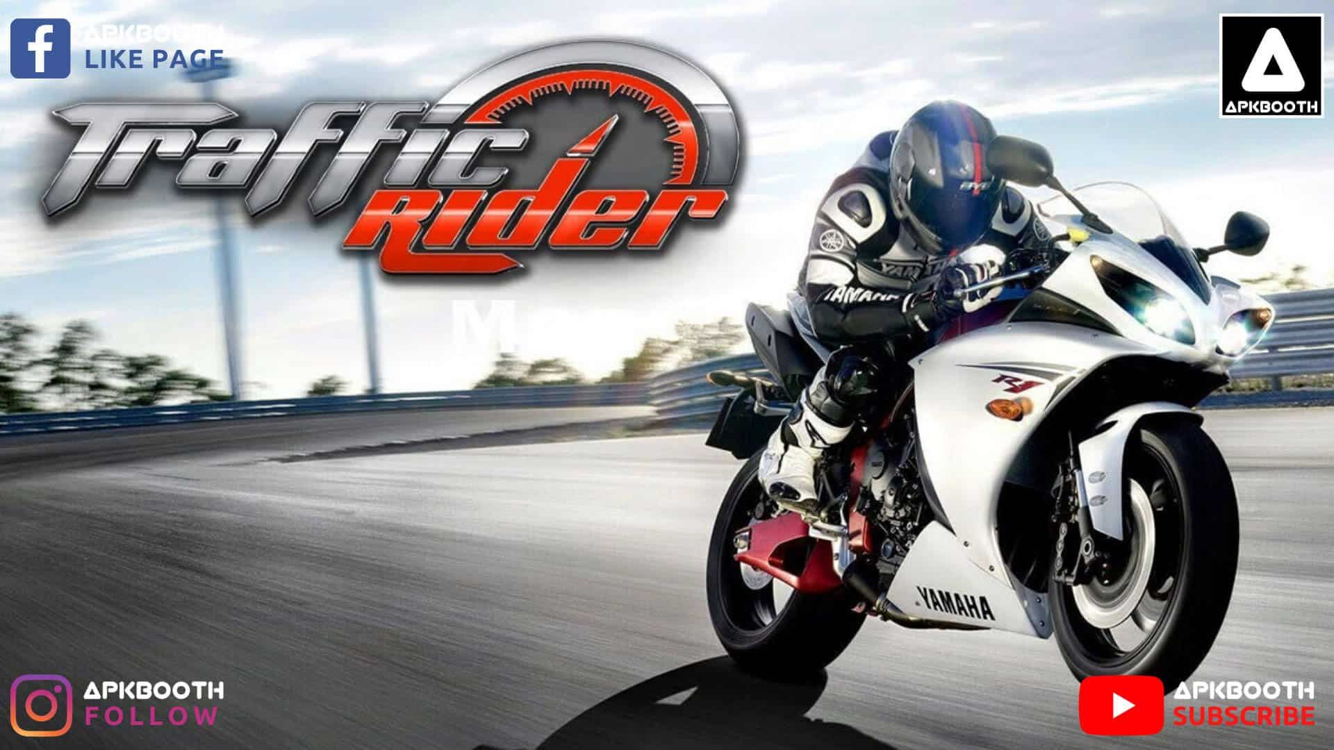 Download Traffic Rider MOD APK to get unlimited gold, cash and keys. In which you can get extra lives set to max value. Traffi. Rider, Amazing race games, Traffic