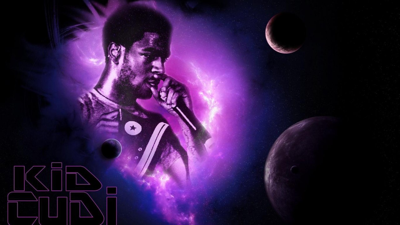 Kid Cudi Rapper With Purple Lighting HD Rapper Wallpaper