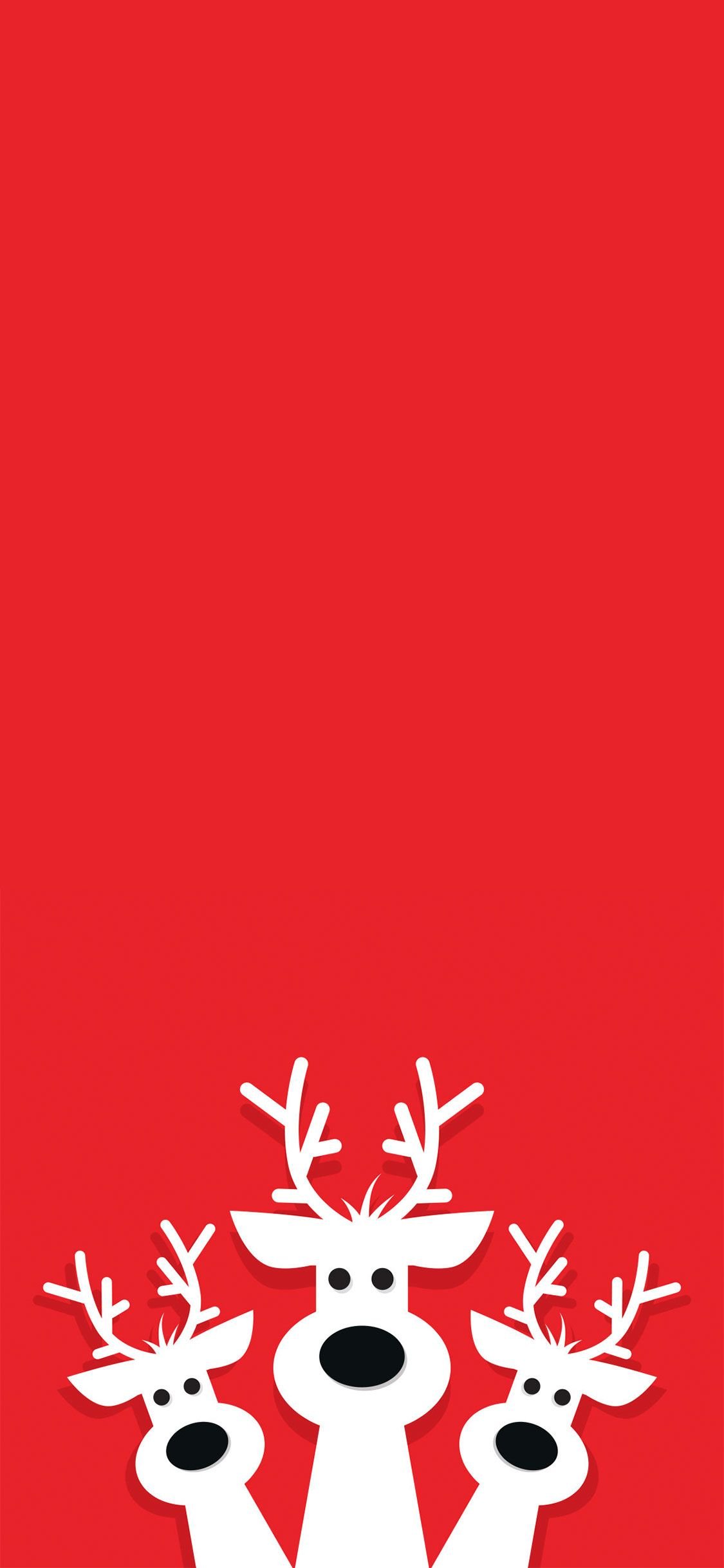 Red Christmas iPhone Wallpaper