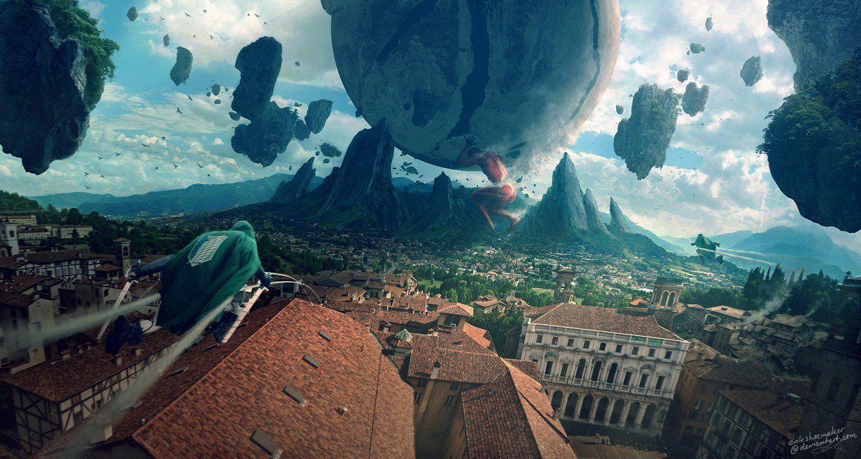 Colossus Titan by ErikShoemaker. Attack on titan art, Attack on titan, Attack on titan fanart