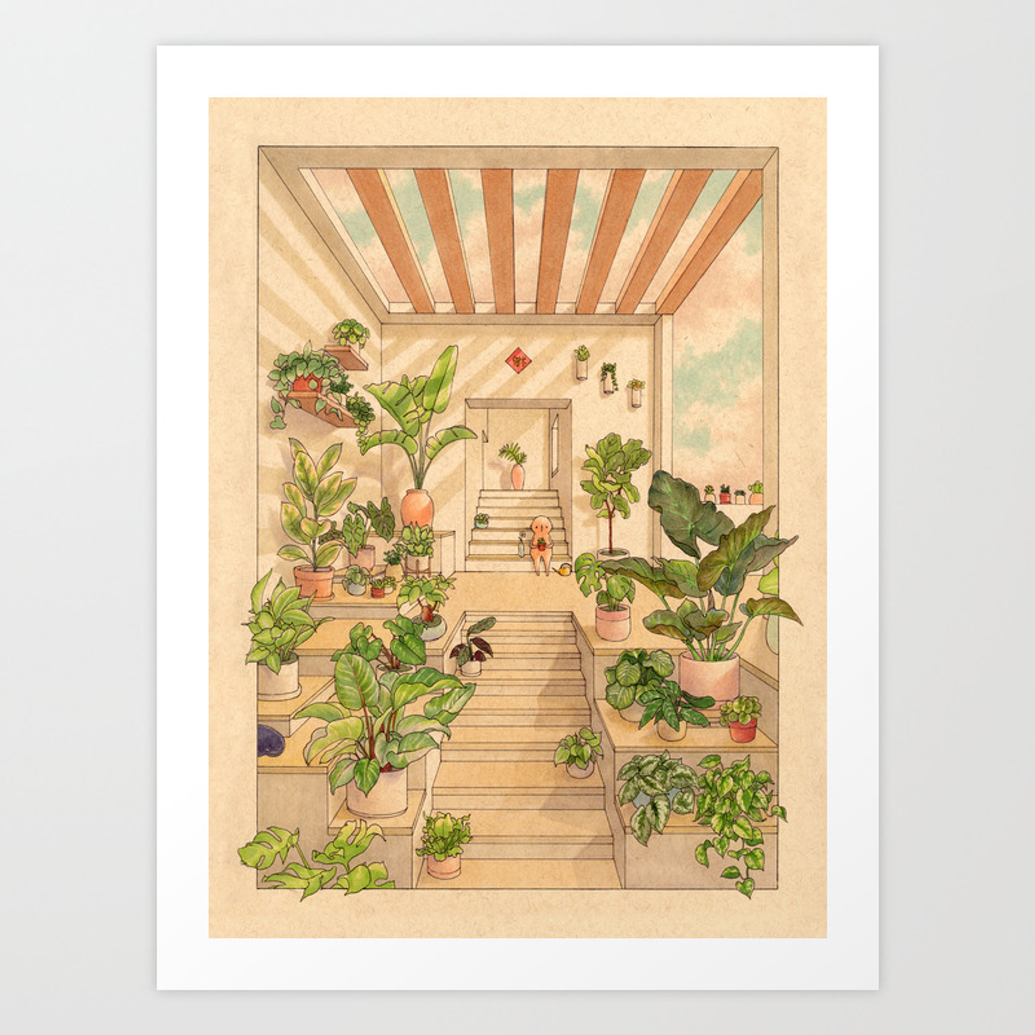 Houseplants Art Print
