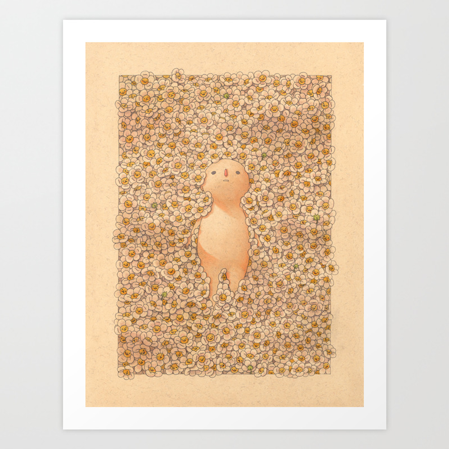 Daisy Field Art Print