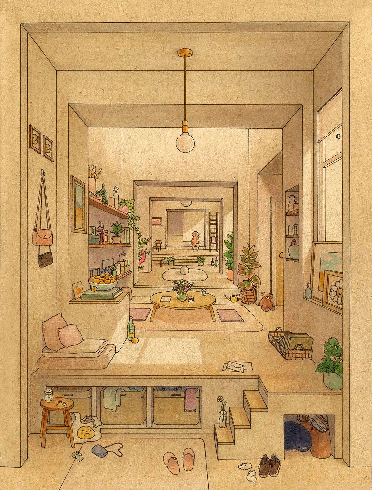Tumblr Background: Find your Tumblr background. Chiao (previously) often channels anxiety and other complex emotions into layered illustrations depicting anonymous characters in a variety of states. The fictional works are