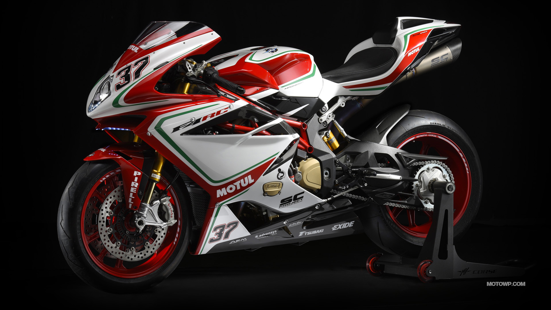 Motorcycles desktop wallpaper MV Agusta F4 RC