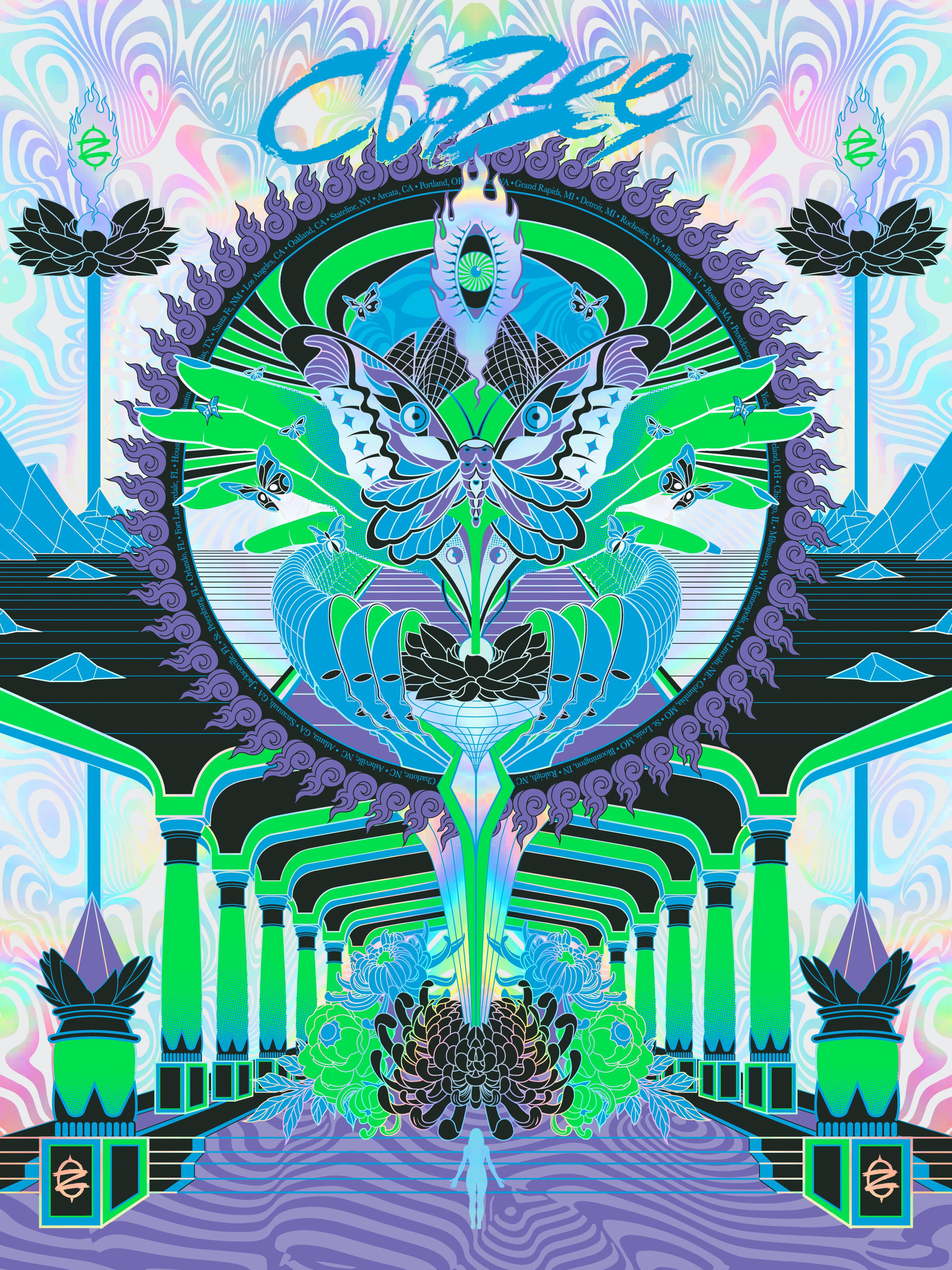 Neon Jungle Tour Posters