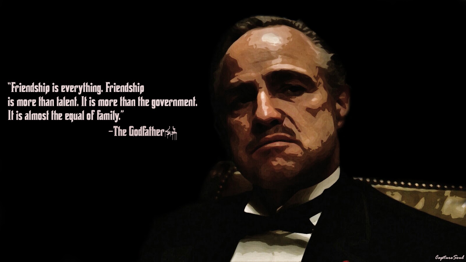 Free download Godfather Wallpaper Quotes The godfather vito corleone [1600x900] for your Desktop, Mobile & Tablet. Explore Vito Corleone Wallpaper. Vito Corleone Wallpaper, Michael Corleone Wallpaper