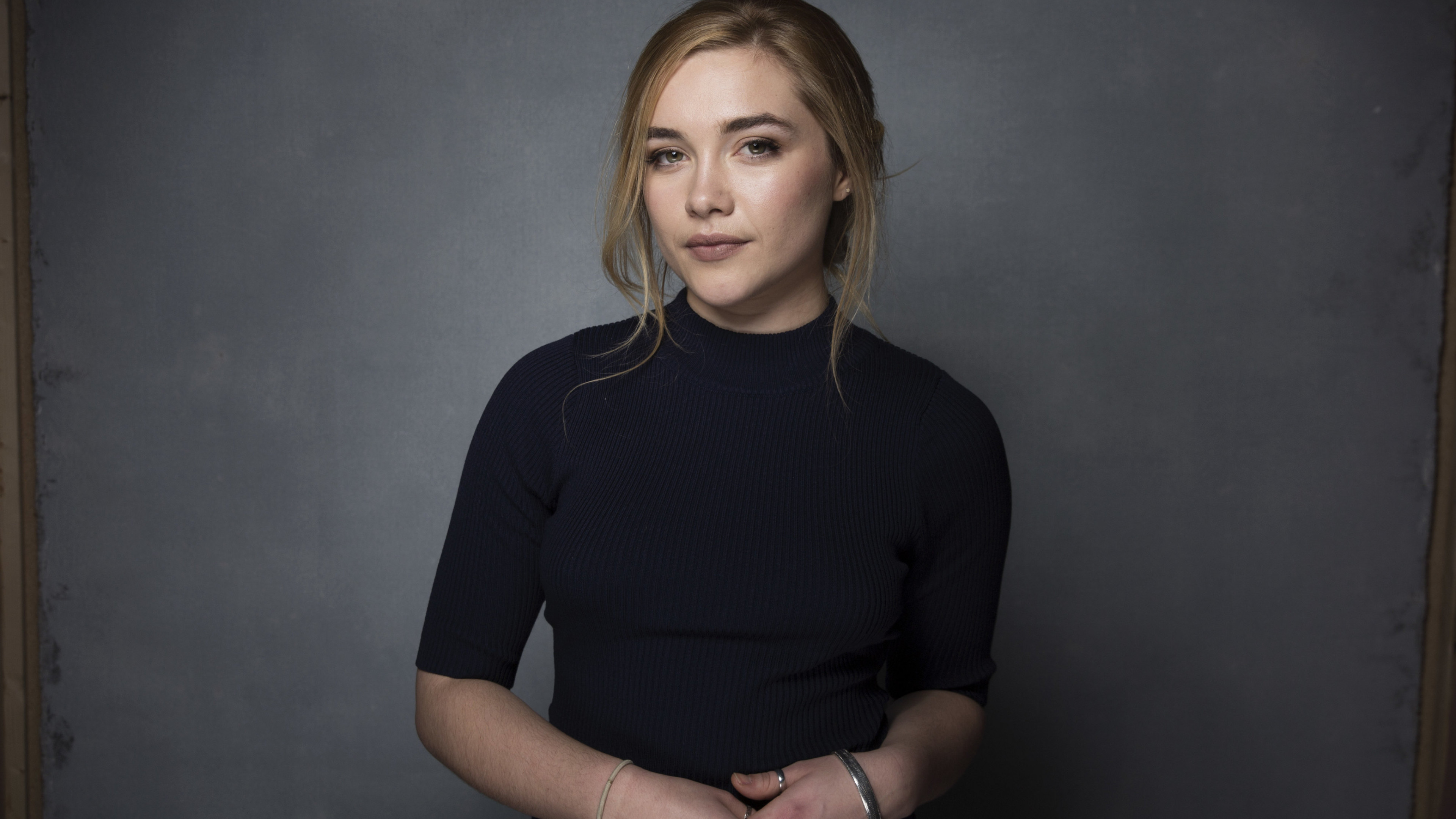 Wallpaper Florence Pugh, Actor, Yelena Belova, Hawkeye, Face, Background Free Image